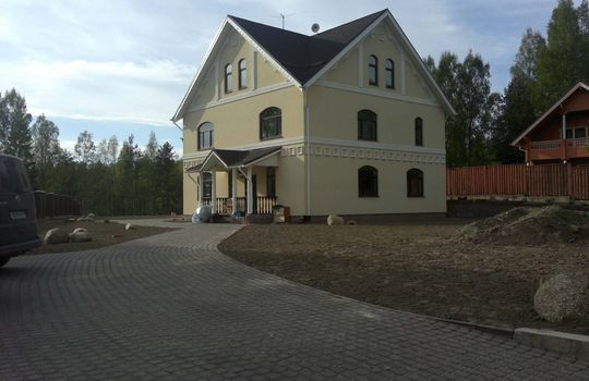 Строительство загородного дома из газобетона в п. Юкки